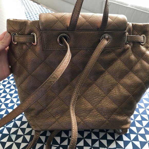 Kate Spade New York Antique Gold Leather Backpack main image 6